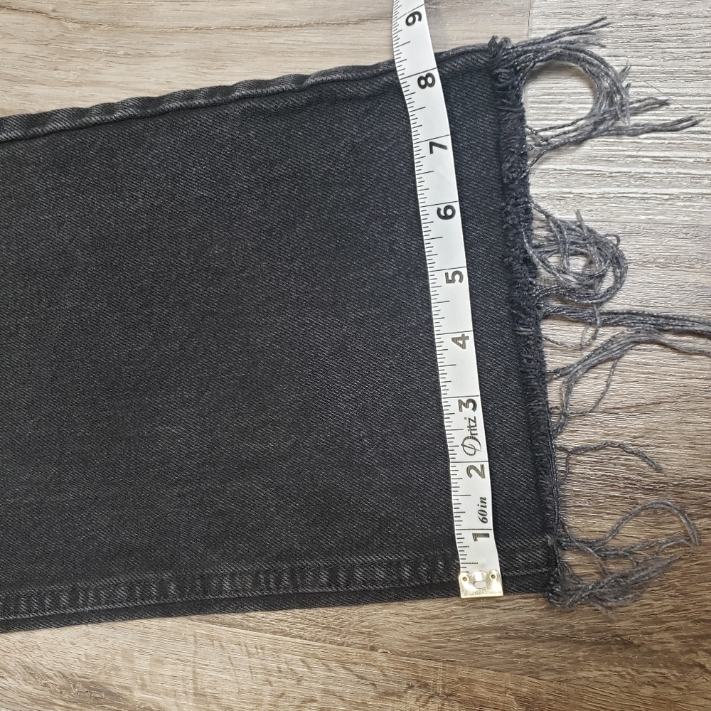 BDG Skate Fit Women'S 30 (28)‎ High Rise Black Jeans Urban Outfitters Wide Leg - Picture 5 of 9